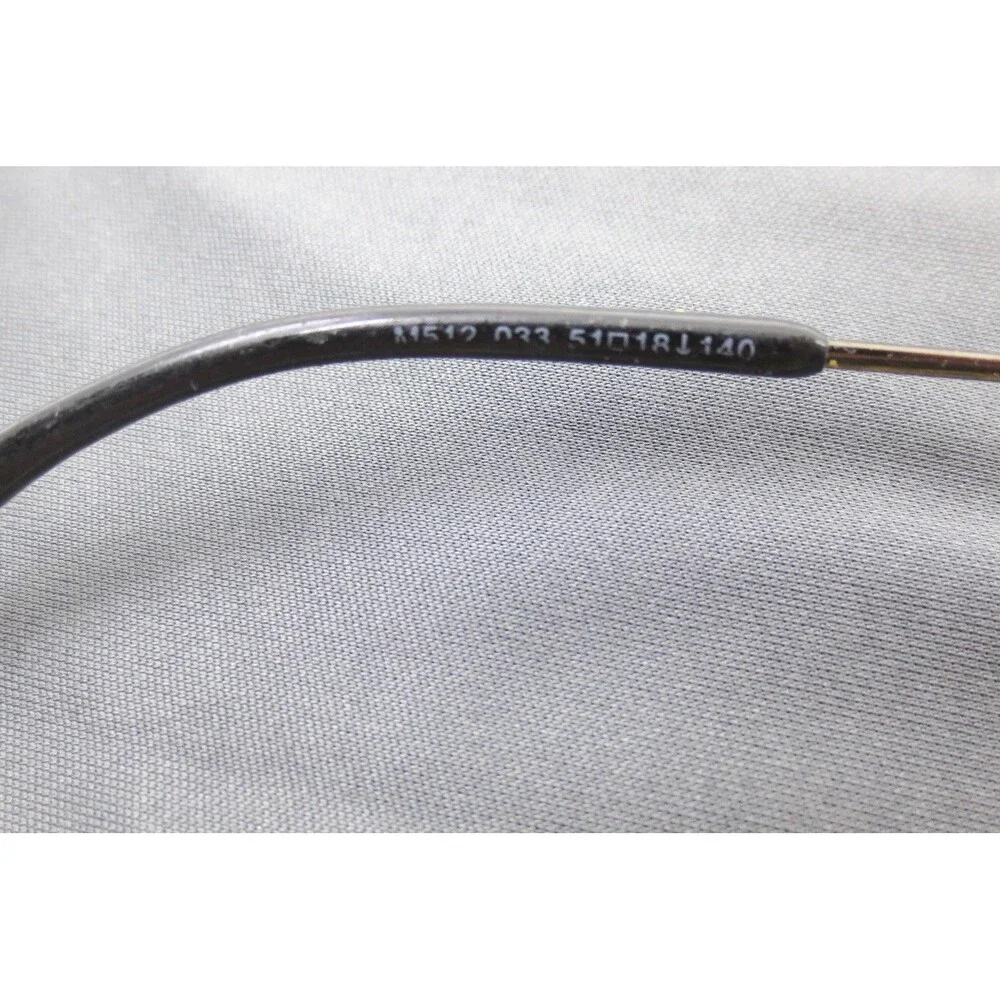 Marchon M512 033 Gunmetal Rectangular Metal Eyeglasses Frames 51-18-140